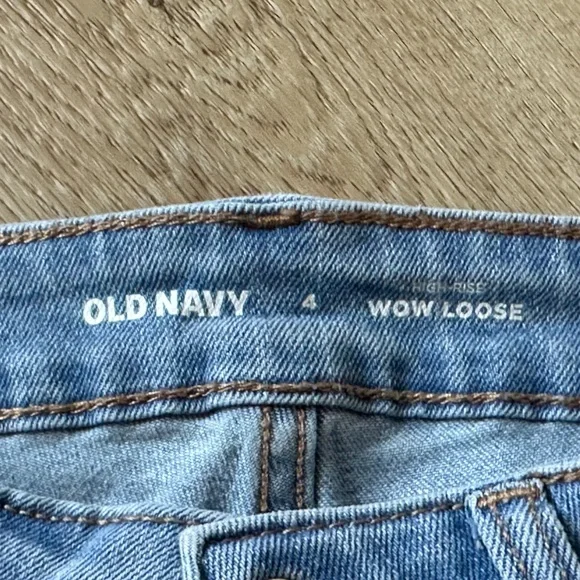 Old Navy Light Blue Denim WOW Loose high rise - Picture 1 of 3